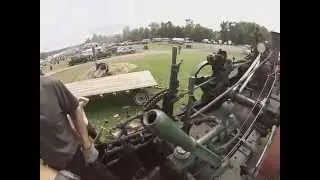 Crushing stone with a 1915 Case steam engine