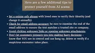 Scam Video Part One Consumer Protection Week Part 2
