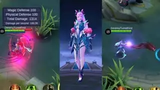 Selena customized skin with starlight skill effect..Permanent