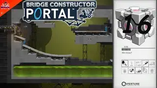Bridge Constructor Portal 🌉 [16] ★ Mit Anlauf!