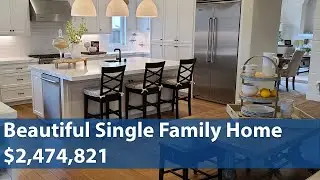 What a Beautiful 2 Story Single Family Home Tour | $2.4M | 3,439 Sqft | 5 Beds | 4.5 Baths | 3 Car