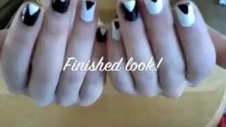 Triangle Nails! [Inspired by Jenn from clothesencounters!]