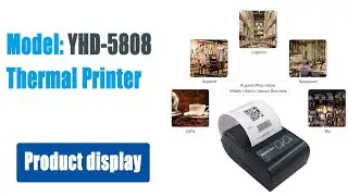YHDAA Bluetooth Receipt Printer YHD-58C, Boost your working efficiency!