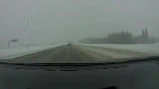 Spring driving in Edmonton