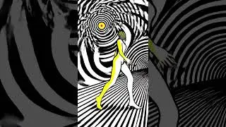 Endless Optical Illusion Tunnel &ndash; Hypnotic Walking Loop | Trippy Op Art Animation 4K