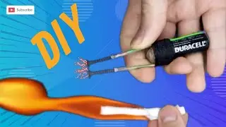 DIY Lighter with Battery / Amazing Homemade Invention for Survival!