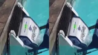 Hayward TigerShark pool cleaner in 3D 1080p (Sony HDR-TD30V)
