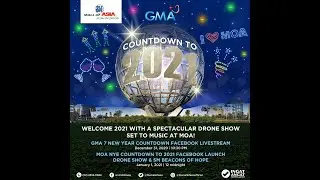 GMA Countdown to 2021 Drone Show - New Year's Eve