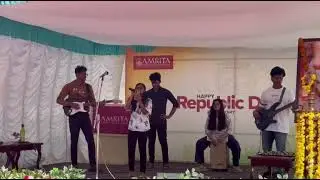 Aditi playing Clapbox at Republic Day celebration 2026