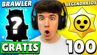 CONSIGUE un BRAWLER *GRATIS* Y 100 DROPS LEGENDARIOS en BRAWL STARS