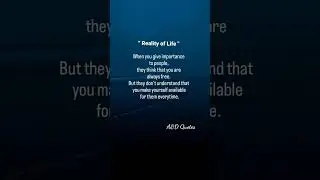 Reality of Life&hearts;️ l Quotes l Best Quote About Life. #lifequotes #quotesaboutlife