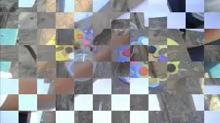 Pinturas rupestres elaboradas por escuela multigrado