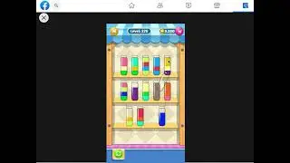 Water Sort Puzzle I Level 325 I  Facebook I SOLVED