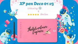 XP-Pen Deco 01 V3 - The Best Budget Drawing Tablet?
