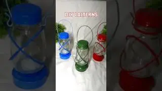 DIY Lanterns Using HAJMOLA Bottles 😍❤️❤️🌟💥 Craft Ideas#craftideas #diy #art #homedecor