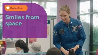 Katherine Bennell-Pegg visits Sydney Children's Hospital, Randwick.