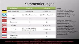 01. Kommentierungen - &Uuml;berblick