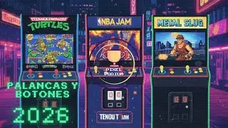 Palancas y botones 2026 (Harry y angelito mix) jugando varios clasicos arcade