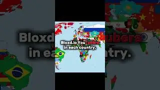 Bloxd.io YouTubers in Each Country | #bloxd #bloxdio #edit