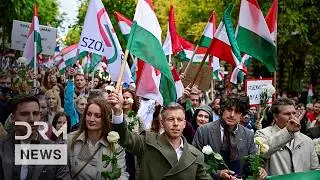 TISZA Party Leader Peter Magyar Leads Massive Anti-Government Rally in Budapest, Hungary | AC1G
