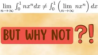 Limit of Integrals ≠ Integral of Limits | CRAZY Calculus Example!
