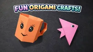 Easy Origami Craft for Kids 🎉 | Fun Paper Crafts for Beginners 😍👏 #papercraft #origami #diy 