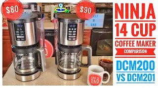 Ninja XL 14 Cup Coffee Maker COMPARISON DCM200 vs DCM201