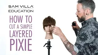 How to Cut a Simple Layered Pixie