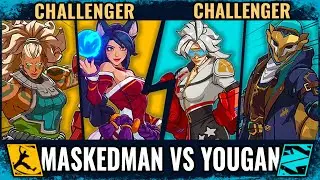 MaskedMan vs Yougan &ndash; [Challenger] Ahri Illaoi VS Vi Ekko [Challenger] | 2XKO