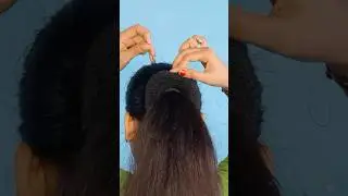 Hairbun tutorial #hairstyle #hairbun#bun#priyasharma #hairtutorial #shortsfeed #shorts