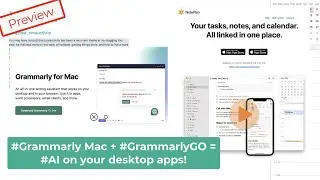 #Grammarly Mac + #GrammarlyGO = #AI on your desktop apps @grammarly #AIassistant #GPT #short
