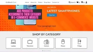 How to Add Products Category wise in Responsive e-Commerce Website built in PHP | Techy Guy