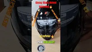 Most VIRAL Helmet Under ₹1700? 😱 Steelbird SBA-20 Glossy Black Unboxing! #SteelbirdSBA20 #MotoVlog