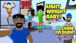 Gym in Dude Theft Wars!