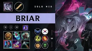 Briar Mid vs Azir - KR Diamond Patch 26.01