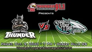 Desert Hills Thunder @ Canyon View Falcons