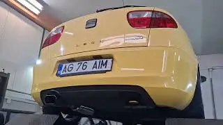 Seat Leon Cupra  toba finala cu clapeta PILOT dual sound