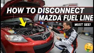 How to Disconnect Mazda Fuel Line. Stuck Fuel Line Mazda 3 Mazda 6 Mazda CX7 Mazda 5 CX5 CX-5