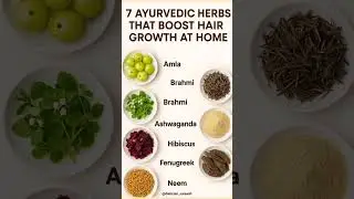 Ayurvedic Herbs for Faster Hair Growth Naturally | Hair Fall Solution at Home #healthyeating #diet