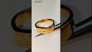 22kt Gold Ring Design || Hallmark Gold Jewellery Design || Fancy Ring Design || #shorts #shortvideo