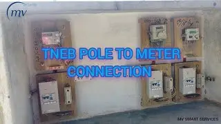 New EB meter wiring connection | EB pole to meter wiring connection (தமிழில்)