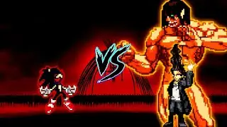 SONIC DARK FLEETWAY V4 OP VS EREN S4 V4 OP (ALL FORM) in Mugen