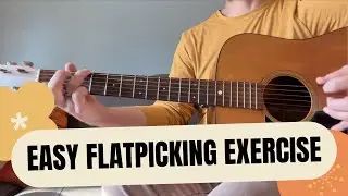 Beginner Flatpicking Exercise - Hammer Ons, Pull Offs, and Slides - Key of G