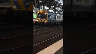 #train #comeng #melbournetrains A Comeng arriving at Southern Cross