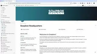 Soapbox Headquarters Notion Basics