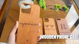 Natural Real Wooden Hand Carved Wood Cell Phone Case Cover For iPhone 11 12 13 14 15promax