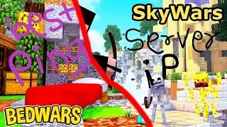 Minecraft best server but low ping  in Bedwars and Skywars  #minecraft #games 