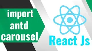How to use antd designs | Component | autoplay | how to make carousel with previous and next button