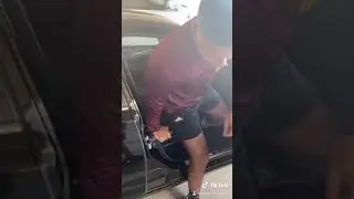 Car cane with flashlight