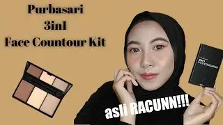 REVIEW DAN TUTORIAL PEMAKAIAN PURBASARI 3in1 FACE CONTOUR KIT